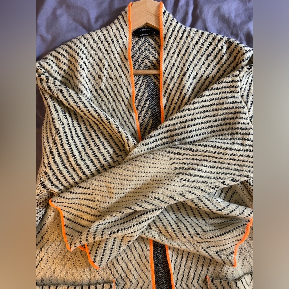 Nordstrom Patterned Reversible Open Cardigan, Siz… - image 3